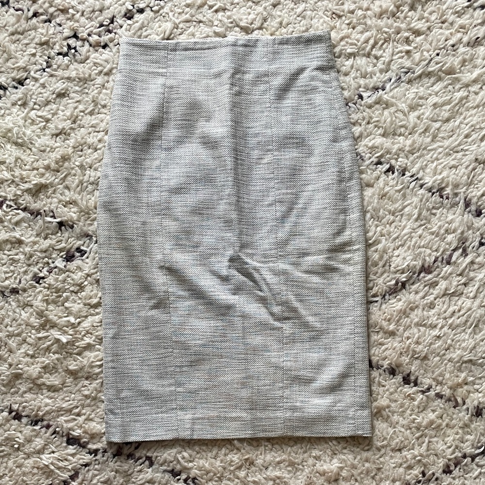 Banana Republic Light Gray Pencil Skirt